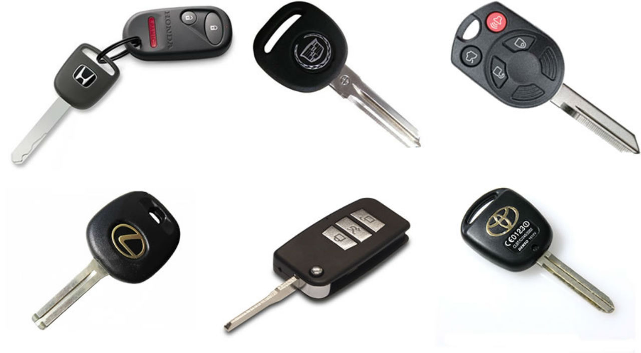 Types of Car Keys Image